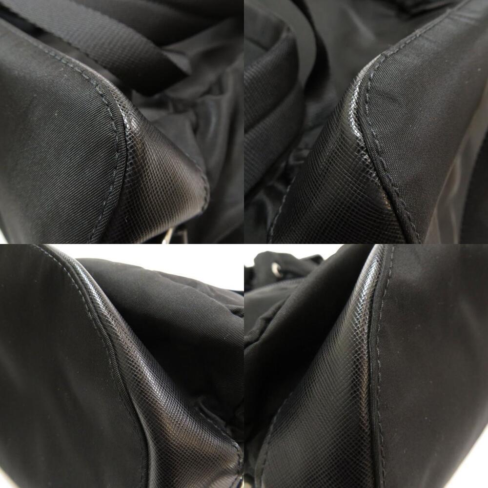 Prada logo plate Backpack Rucksack Daypack - Picture 10 of 11